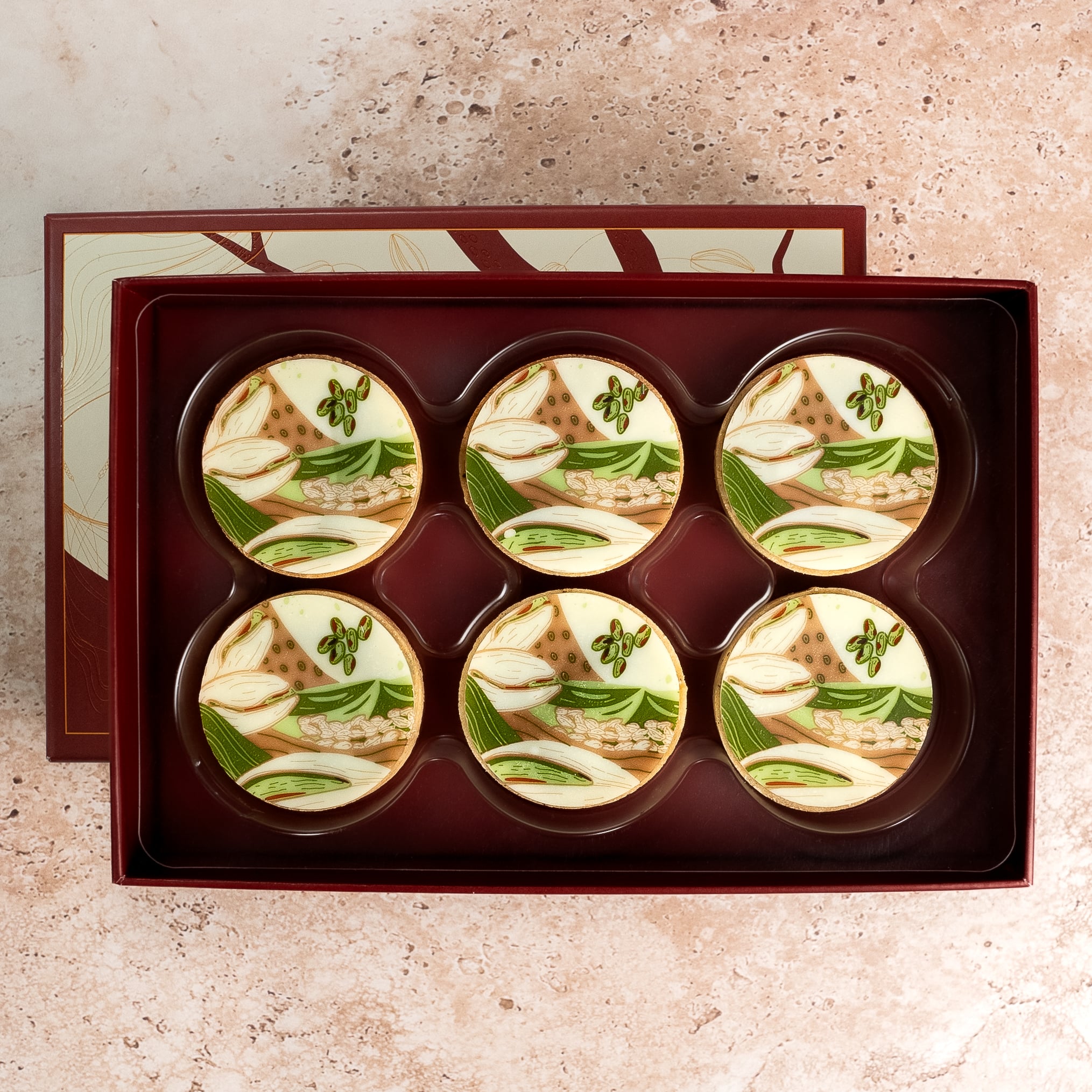 Coffret Pistache - 12 pièces